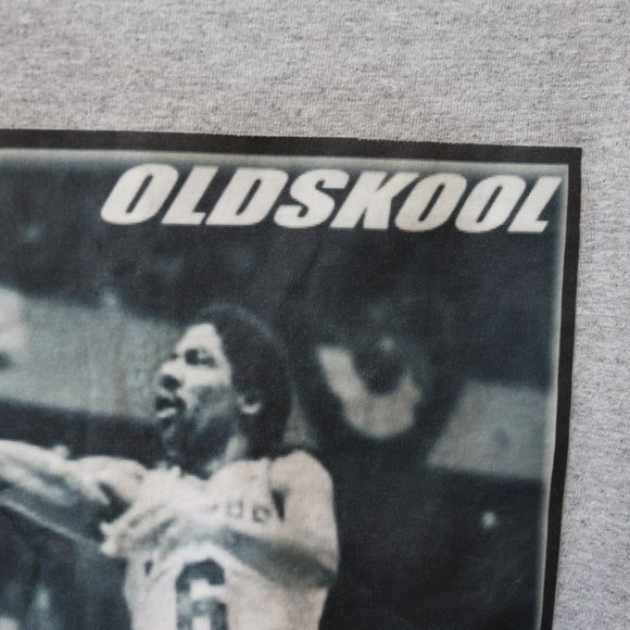 Park Flava Gray Old Skool Basketball Tee PFC The Doctor Streetwear 3X - Picture 8 of 11